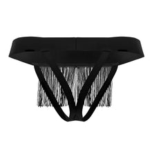 Load image into Gallery viewer, CandyMan 99755 Fringe Thongs Color Black