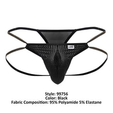 Load image into Gallery viewer, CandyMan 99756 Fringe Thongs Color Black
