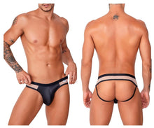 Load image into Gallery viewer, CandyMan 99763 Lace Jockstrap Color Nude-Black