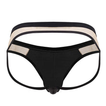 Load image into Gallery viewer, CandyMan 99763 Lace Jockstrap Color Nude-Black