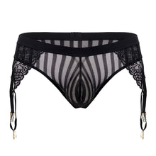 Load image into Gallery viewer, CandyMan 99766 Garter Thongs Color Black