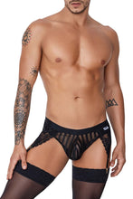 Load image into Gallery viewer, CandyMan 99766 Garter Thongs Color Black