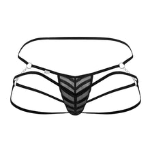 Load image into Gallery viewer, CandyMan 99793 Mesh Jock Thongs Color Black