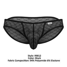 Load image into Gallery viewer, CandyMan 99812 Mesh Briefs Color Black