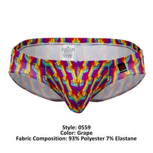 Load image into Gallery viewer, Clever 0559-1 Pride Briefs Color Grape