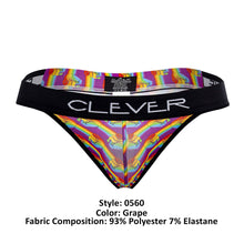 Load image into Gallery viewer, Clever 0560-1 Pride Thongs Color Grape