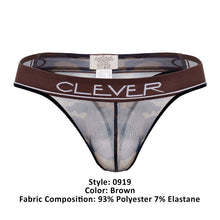 Load image into Gallery viewer, Clever 0919 Nation Star Thongs Color Brown