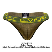 Load image into Gallery viewer, Clever 0923 Fitness Thongs Color Green