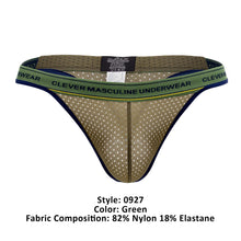 Load image into Gallery viewer, Clever 0927 Premium Thongs Color Green