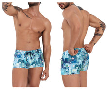 Load image into Gallery viewer, Clever 1253 Cassiel Swim Trunks Color Blue