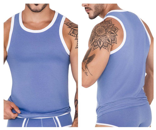 Clever 1510 Tethis Tank Top Color Blue