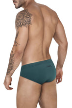 Load image into Gallery viewer, Clever 1514 Acqua Swim Briefs Color Green