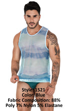 Load image into Gallery viewer, Clever 1521 Adriatic Tank Top Color Blue