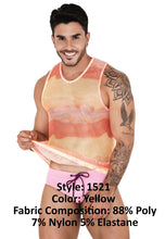 Load image into Gallery viewer, Clever 1521 Adriatic Tank Top Color Yellow