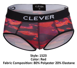 Clever 1523 Navigate Briefs Color Red