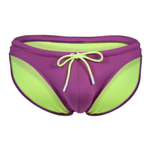 Load image into Gallery viewer, Clever 1735 Vivo Swim Briefs Color Grape