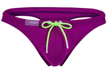 Load image into Gallery viewer, Clever 1764 Vivo Swim Thongs Color Grape