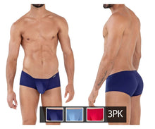 Load image into Gallery viewer, Clever 229929 3PK Australian Latin Trunks Color Red-Blue-Dark Blue