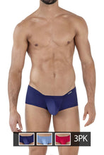 Load image into Gallery viewer, Clever 229929 3PK Australian Latin Trunks Color Red-Blue-Dark Blue