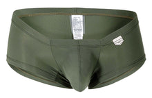 Load image into Gallery viewer, Clever 229934 3PK Australian Latin Trunks Color Olive Green-Dark Green-Green