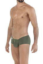 Load image into Gallery viewer, Clever 229934 3PK Australian Latin Trunks Color Olive Green-Dark Green-Green