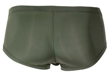 Load image into Gallery viewer, Clever 229934 3PK Australian Latin Trunks Color Olive Green-Dark Green-Green