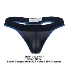 Load image into Gallery viewer, Doreanse 1012-NVY Borderline Thongs Color Navy