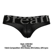 Load image into Gallery viewer, Doreanse 1250-BLK Wide-band Thong Color Black