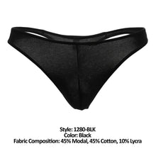 Load image into Gallery viewer, Doreanse 1280-BLK Hang-loose Thong Color Black