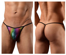 Load image into Gallery viewer, Doreanse 1300-RBW Disco Thongs Color Rainbow