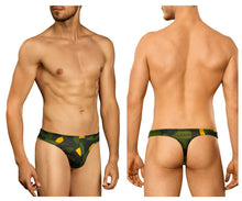 Load image into Gallery viewer, Doreanse 1303-PRN Camosaic Thong Color Green