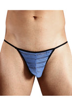 Load image into Gallery viewer, Doreanse 1306-BLU Mesh G-String Thong Color Blue