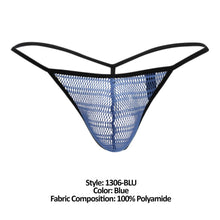 Load image into Gallery viewer, Doreanse 1306-BLU Mesh G-String Thong Color Blue