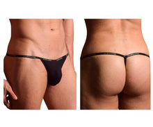 Load image into Gallery viewer, Doreanse 1330-BLK Ribbed Modal T-thong Color Black