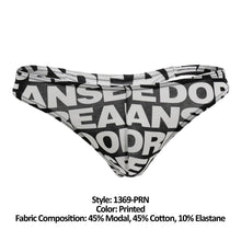 Load image into Gallery viewer, Doreanse 1369-PRN Big Logo Thong Color Printed