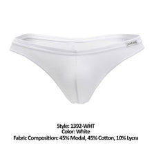 Load image into Gallery viewer, Doreanse 1392-WHT Euro Thong Color White