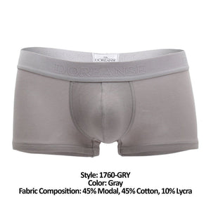 Doreanse 1760-GRY Low-rise Trunk Color Gray