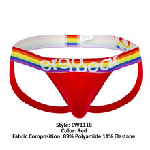 Load image into Gallery viewer, ErgoWear EW1118 MAX XV PRIDE Jockstrap Color Red