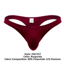 Load image into Gallery viewer, ErgoWear EW1157 X4D Thongs Color Burgundy