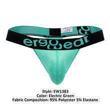 Load image into Gallery viewer, ErgoWear EW1383 MAX Thongs Color Electric Green