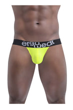 Load image into Gallery viewer, ErgoWear EW1429 GYM Jockstrap Color Neon Yellow