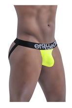 Load image into Gallery viewer, ErgoWear EW1429 GYM Jockstrap Color Neon Yellow