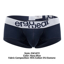 Load image into Gallery viewer, ErgoWear EW1472 MAX COTTON Trunks Color Navy Blue