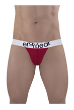 Load image into Gallery viewer, ErgoWear EW1478 MAX COTTON Thongs Color Garnet