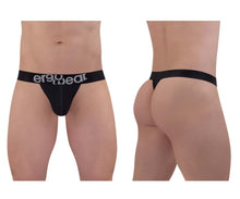 Load image into Gallery viewer, ErgoWear EW1482 MAX COTTON Thongs Color Black