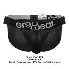 Load image into Gallery viewer, ErgoWear EW1483 MAX COTTON Bikini Color Black