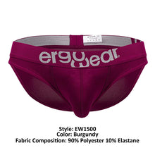 Load image into Gallery viewer, ErgoWear EW1500 HIP Bikini Color Burgundy
