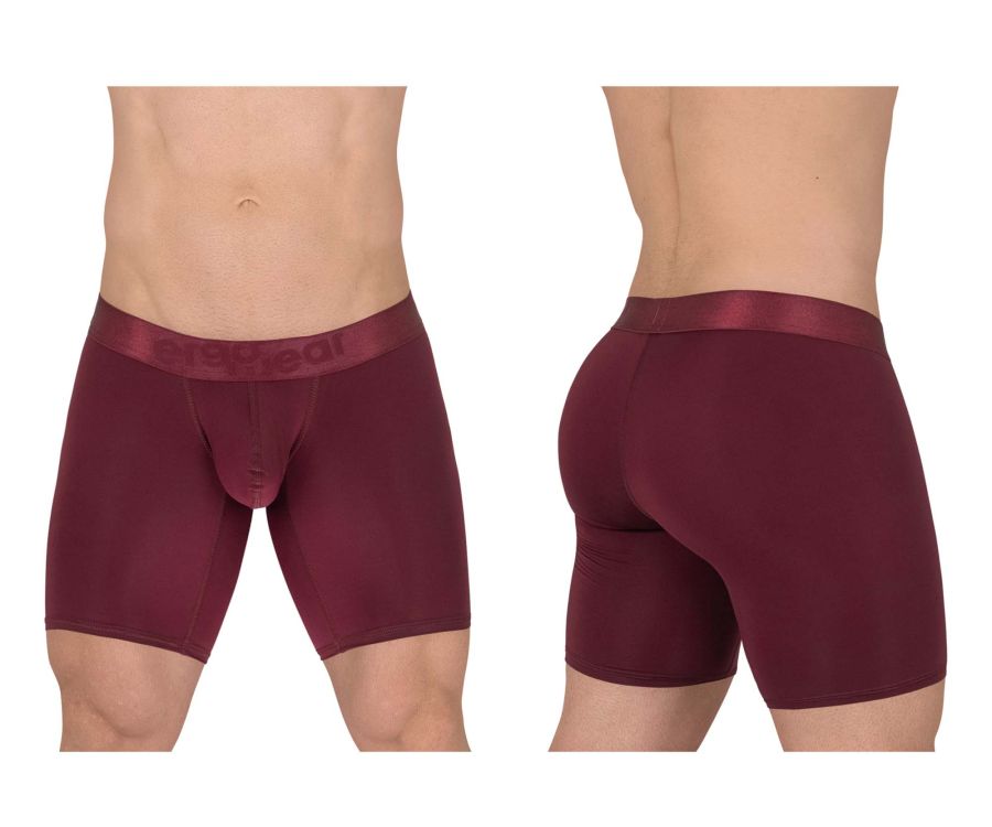 ErgoWear EW1624 MAX XX Boxer Briefs Color Burgundy