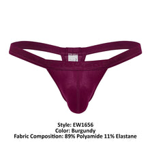 Load image into Gallery viewer, ErgoWear EW1656 SLK Thongs Color Burgundy