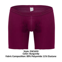 Load image into Gallery viewer, ErgoWear EW1659 SLK Boxer Briefs Color Burgundy